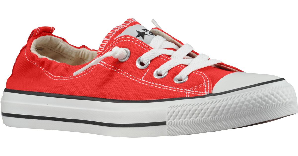 All Star Shoreline Slip Sneakers in Red 