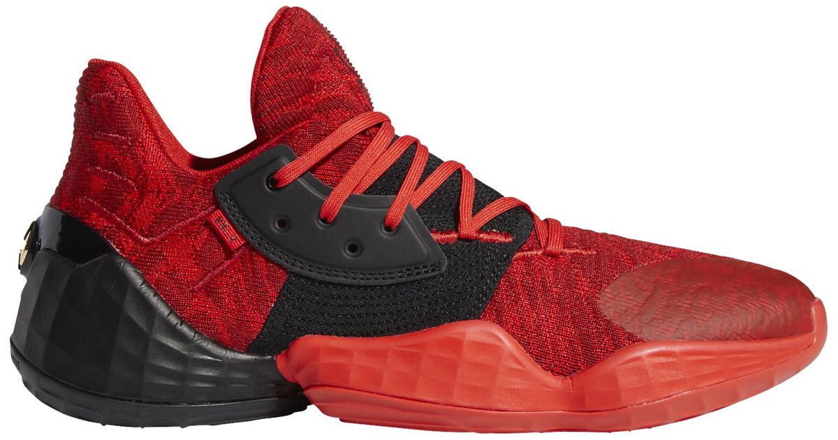 harden red shoes