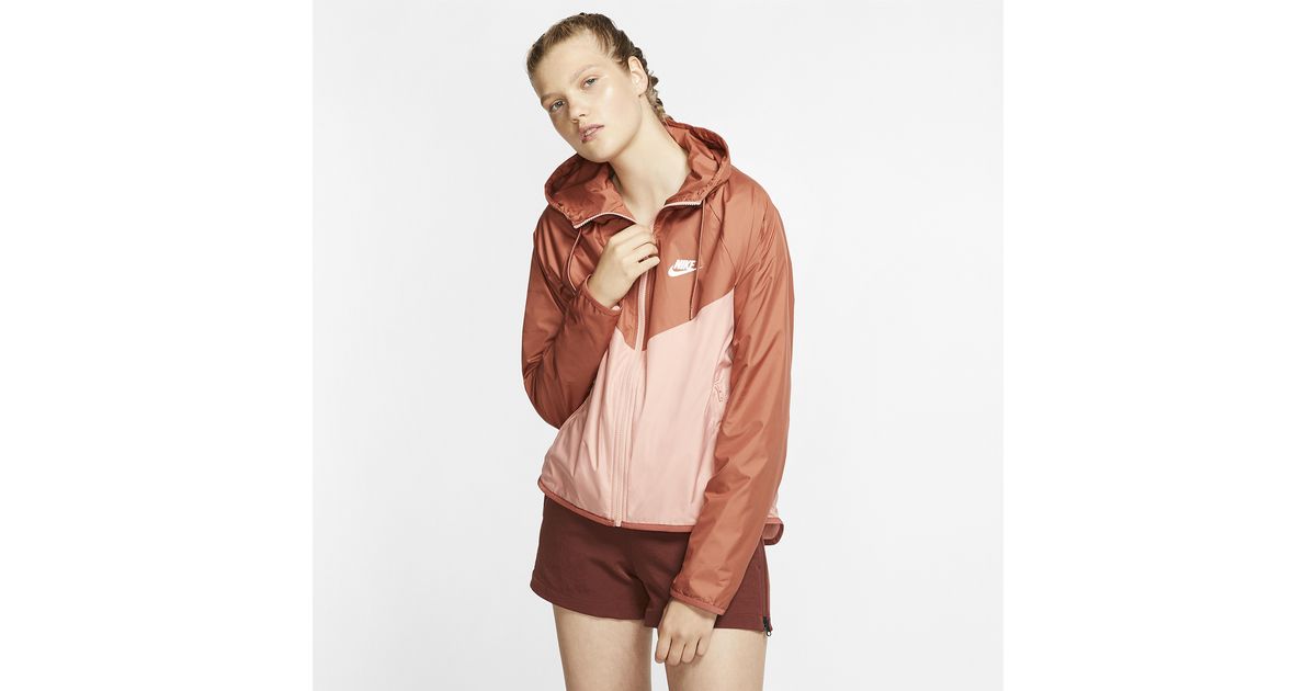 nike windrunner jacket pink