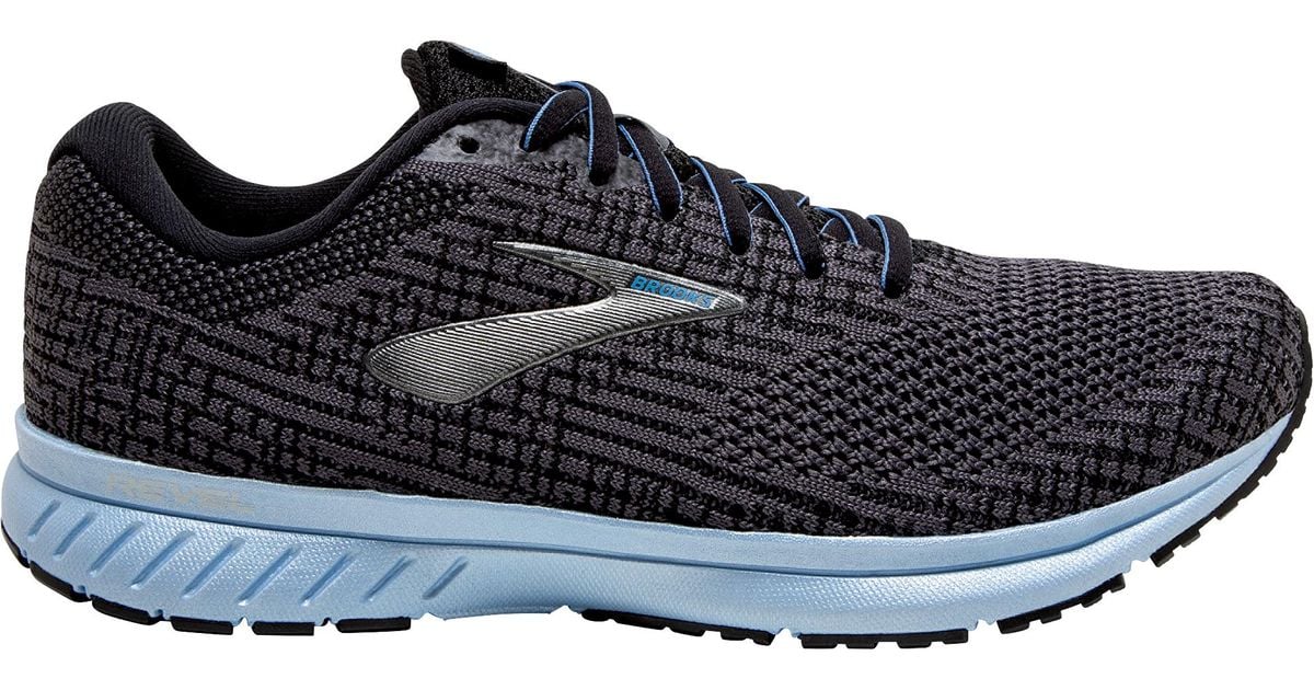 Brooks Revel 3 Running Shoes in Black/Blue (Black) Save 21 Lyst