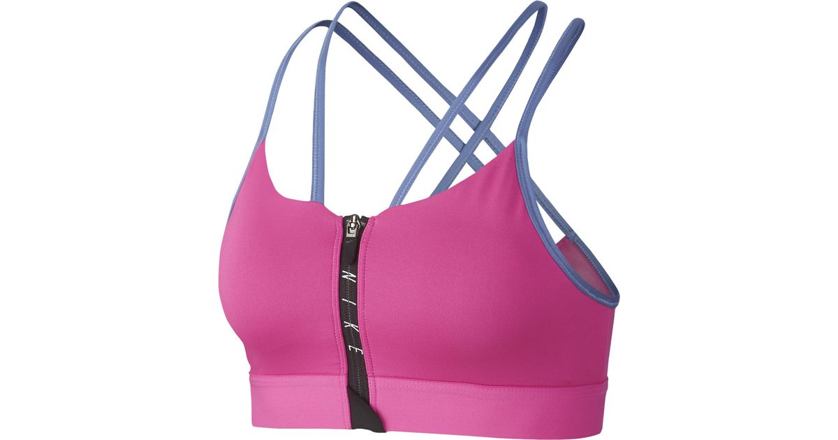 nike sports bra zip