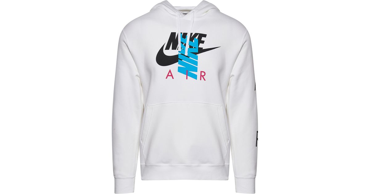 Nike Cotton Cb Air Hoodie in White 