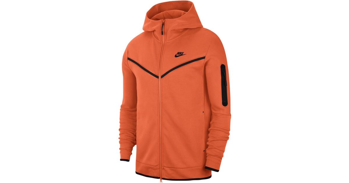 orange tech fleece bottoms