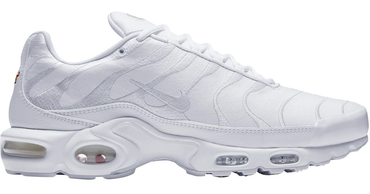 air max plus white leather