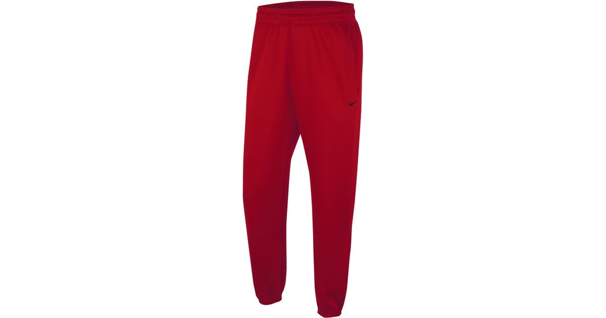 red nike pants