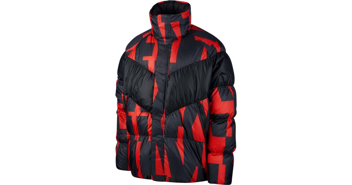 nike down fill aop jacket
