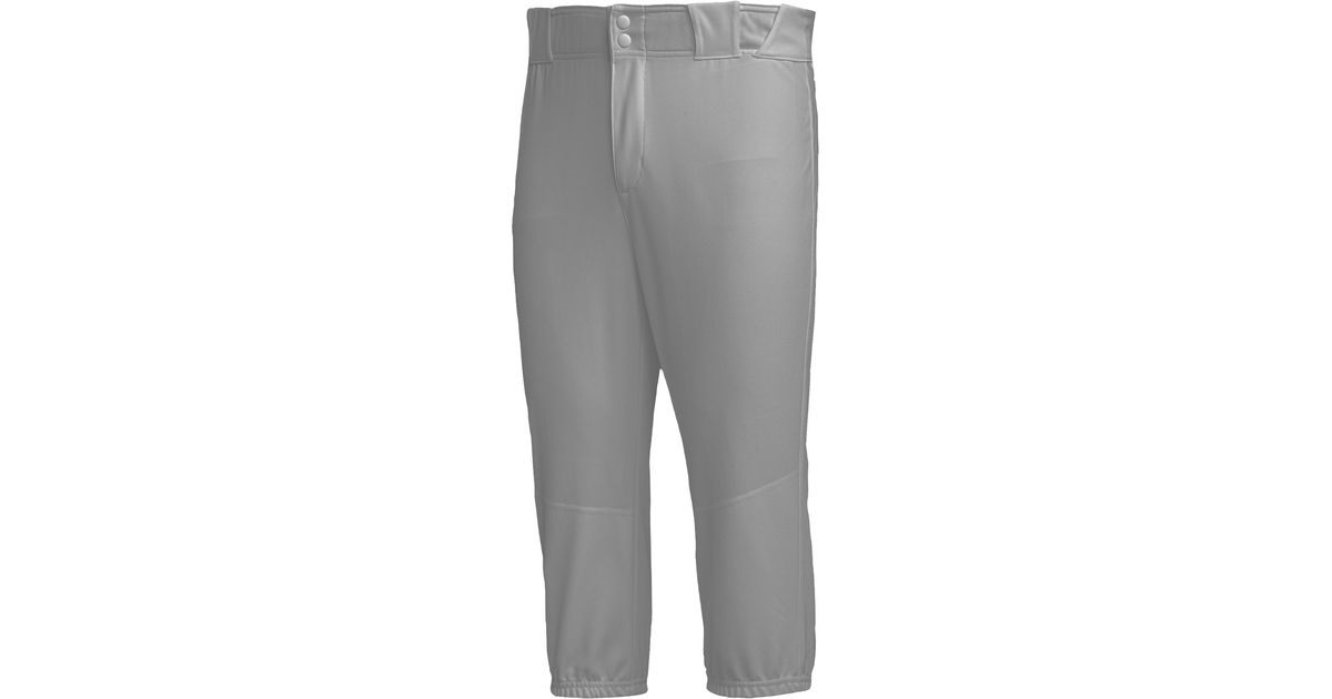 adidas Synthetic Team Icon Pro Knicker Baseball Pant in tm Mid Gray