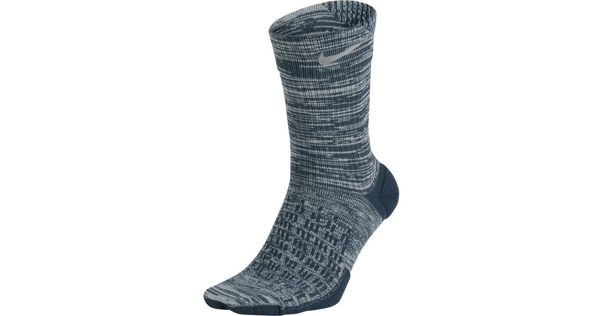 nike spark cushioned crew running socks