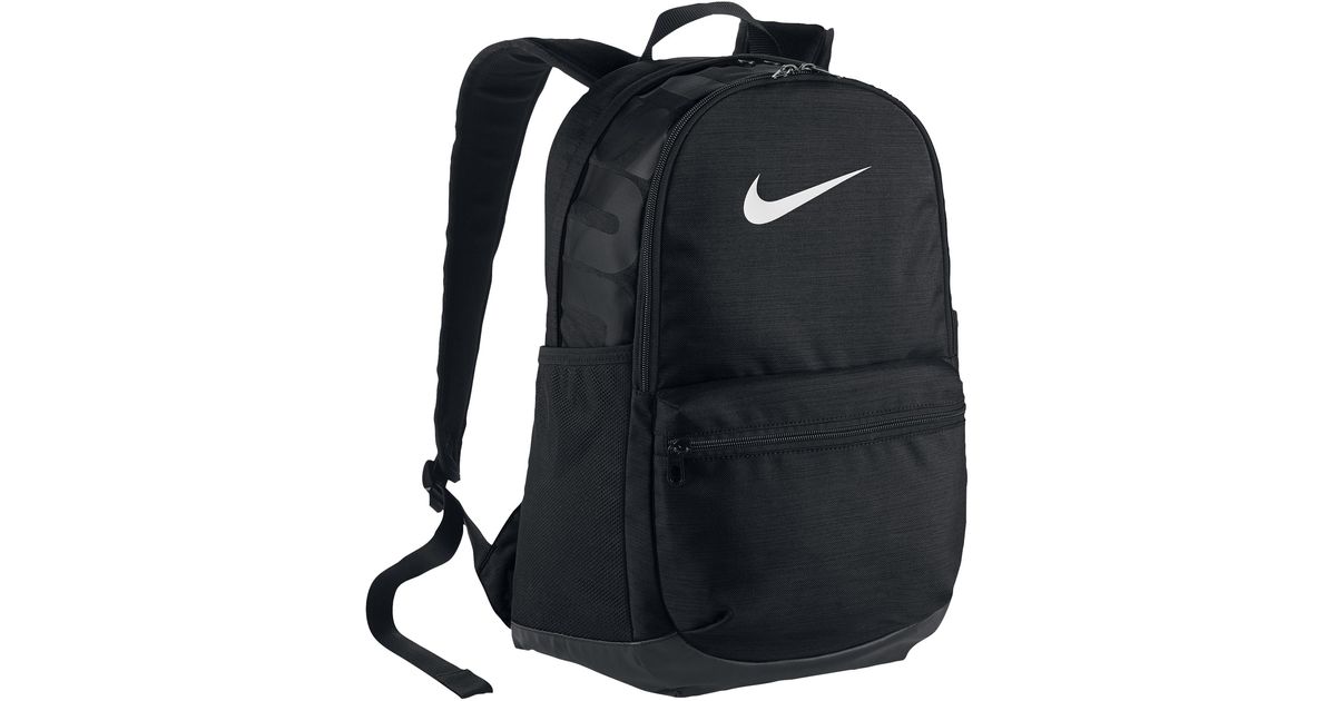 nike brasilia medium backpack black