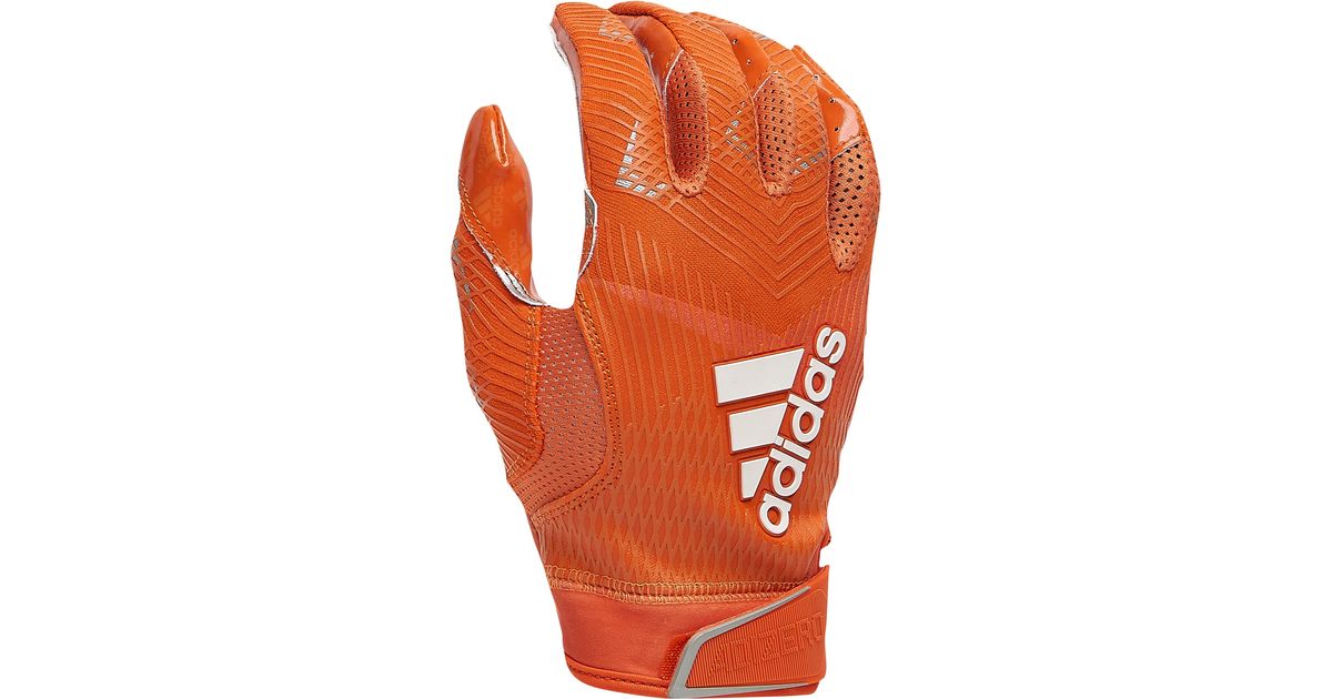 orange adidas gloves