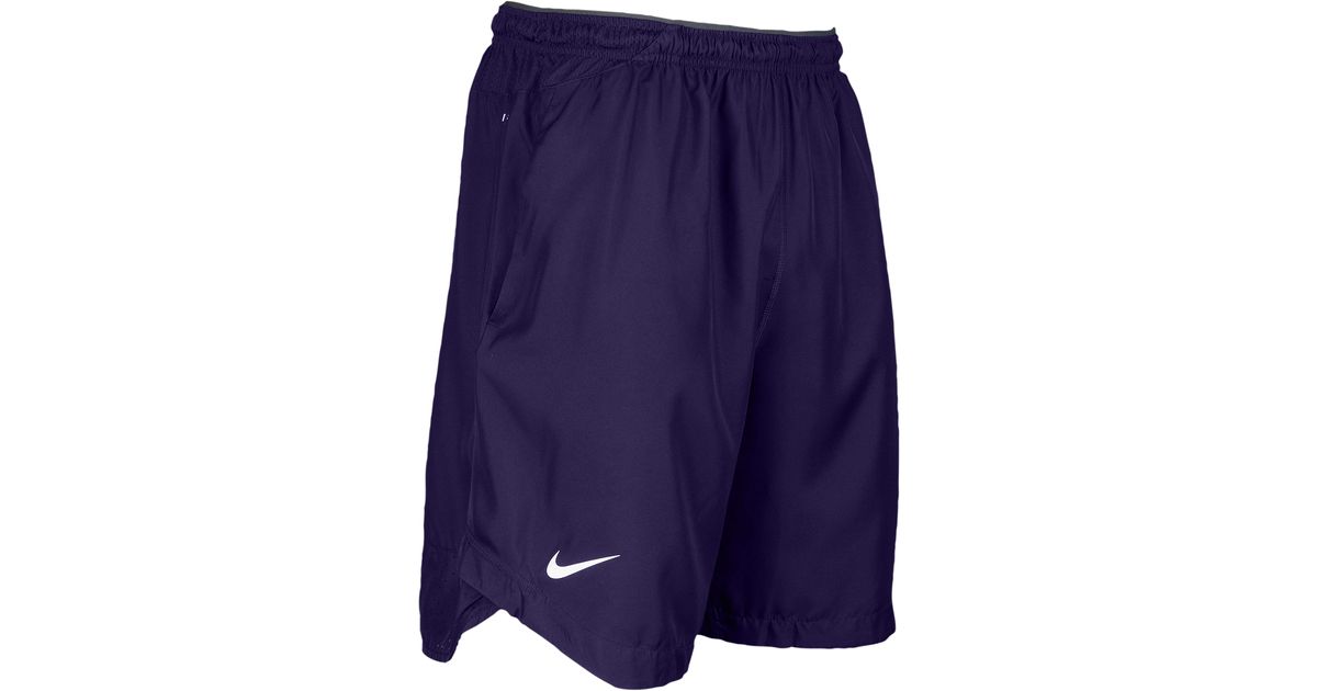 Nike Synthetic Team Sideline Vapor Woven Shorts in Purple for Men - Lyst