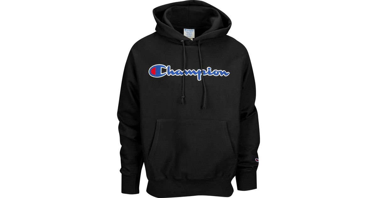 champion reverse weave graphic fleece hoodie