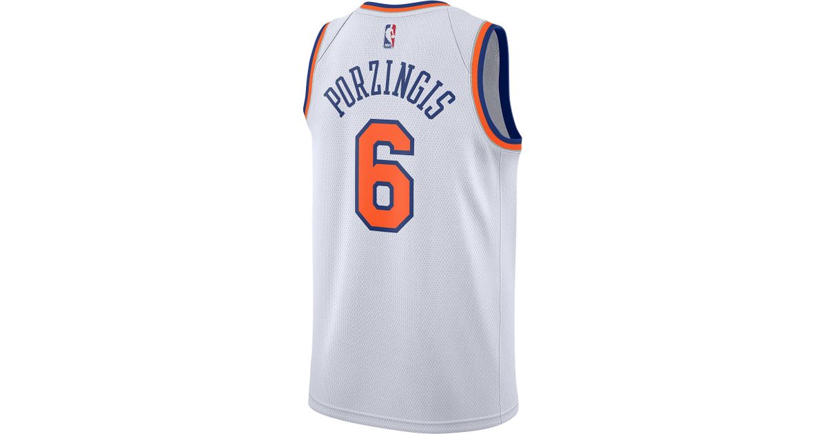 kristaps porzingis swingman jersey