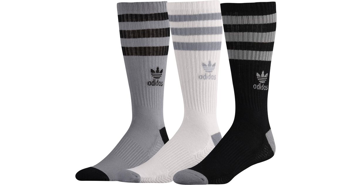 adidas Originals Synthetic Roller Crew 3pack in Black for Men Lyst