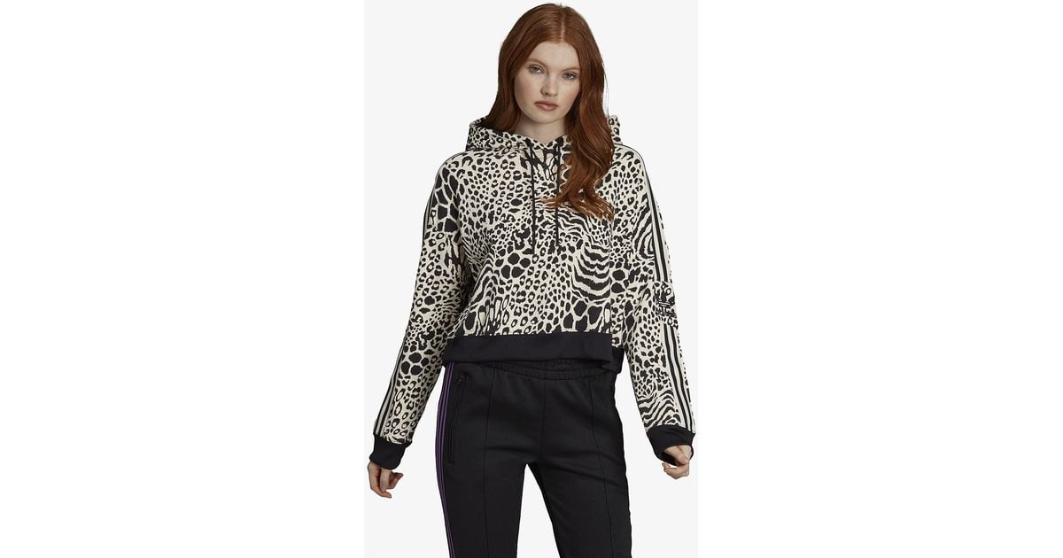 leopard print adidas hoodie