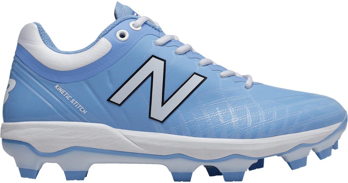 New Balance Synthetic 4040v5 Tpu Low Molded Cleats Shoes in Baby Blue ...