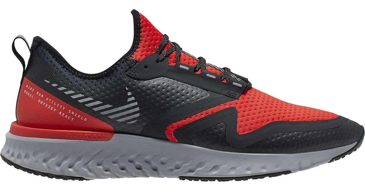 Nike Rubber Odyssey React 2 Shield in Red for Men - Lyst
