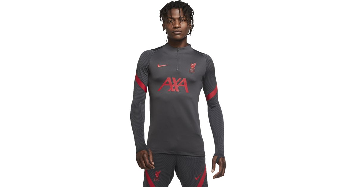 nike drill top red