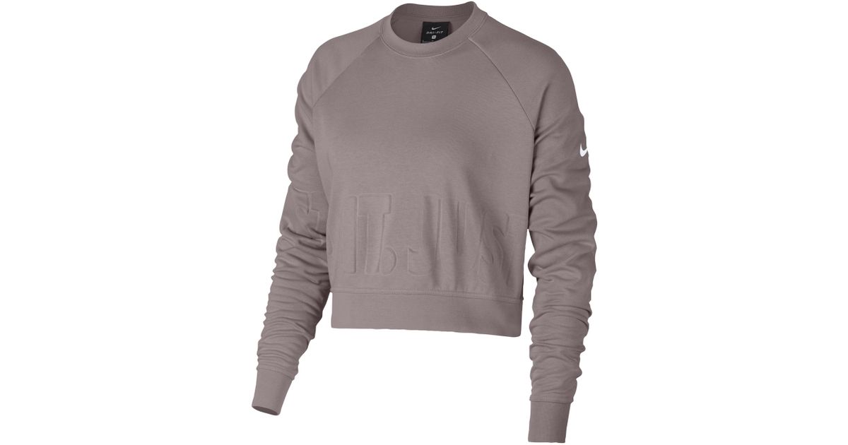 nike cropped versa just do it top
