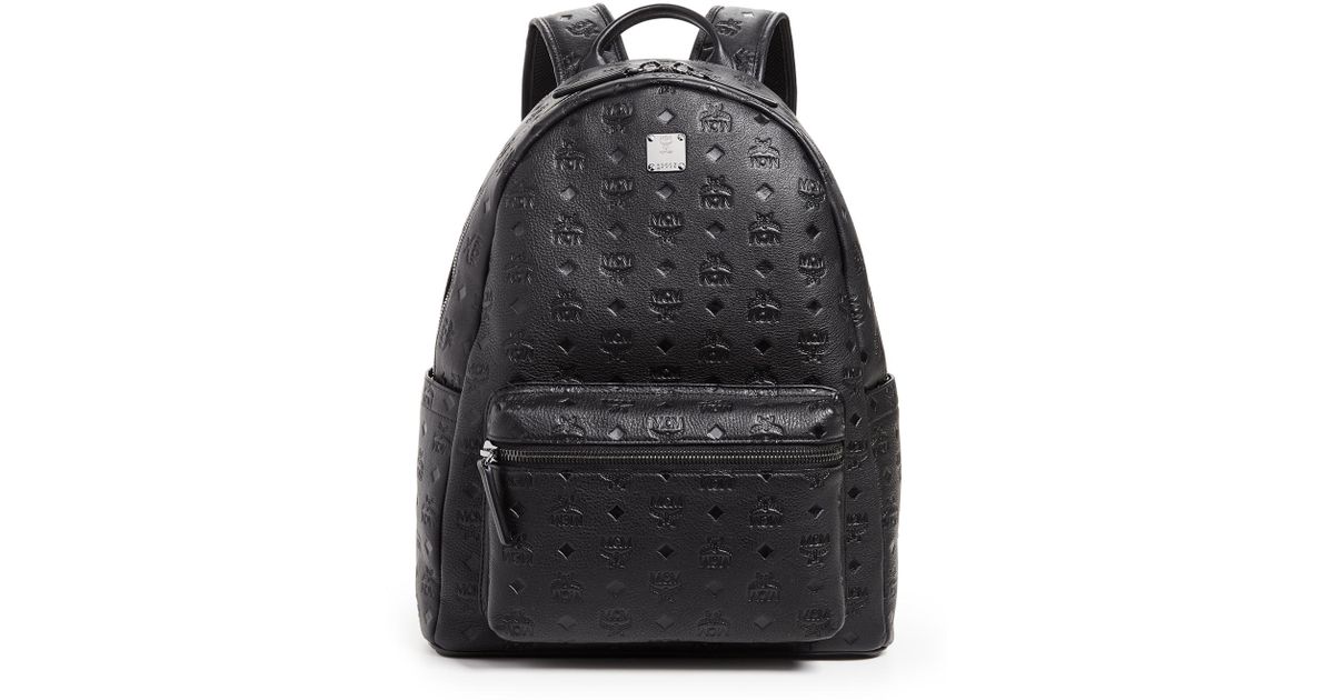 mcm ottomar monogrammed leather backpack