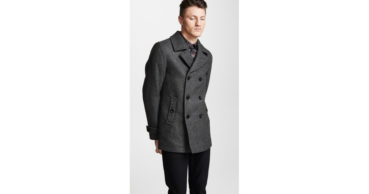 ted baker grilld peacoat
