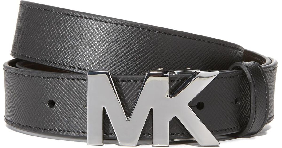 Michael Kors Leather Customizable Belt Set in Black for Men Lyst