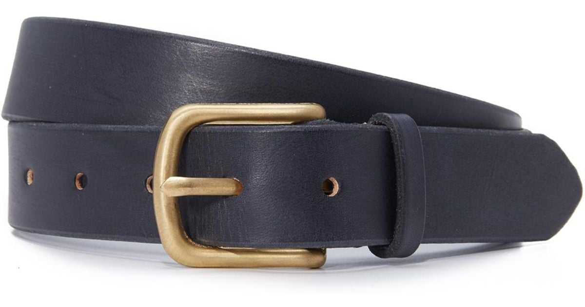 Tommy HILFIGER Edge colored Loop Belt Cintura in Pelle Cintura