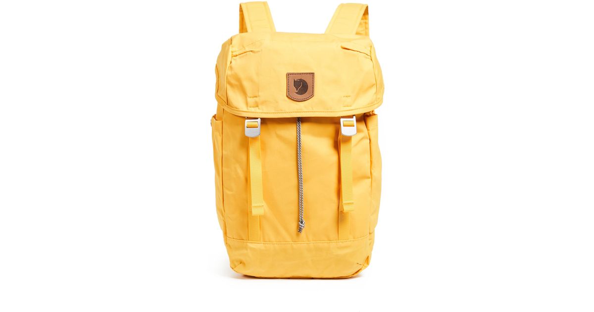 fjällräven canvas backpack