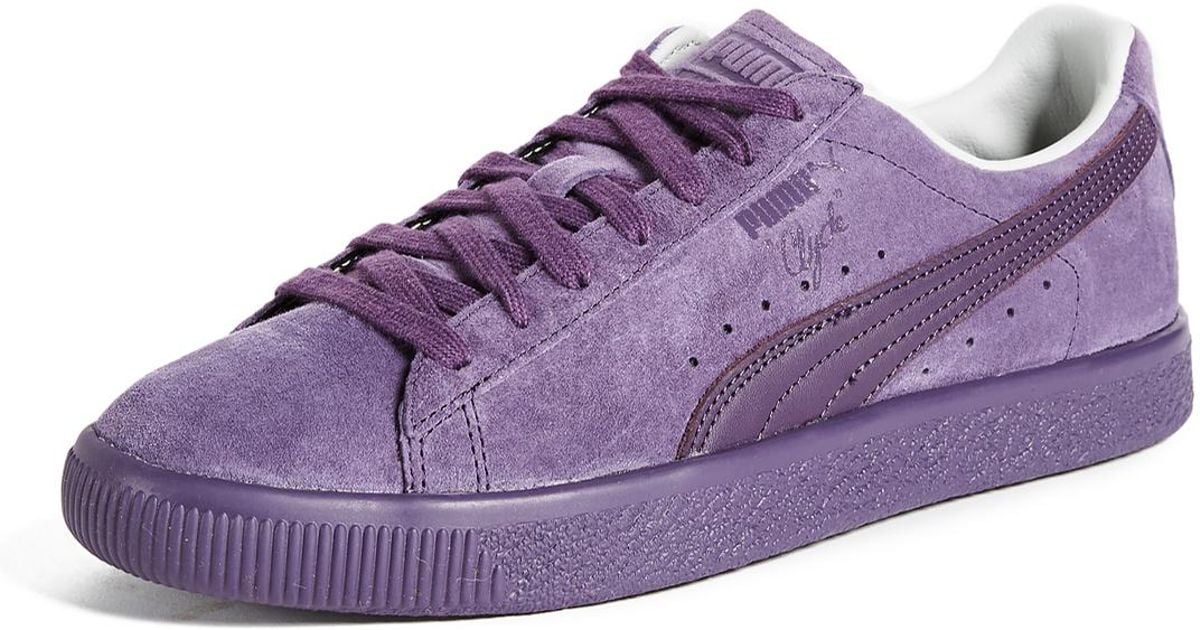 Puma Select Suede Clyde Normcore Sneakers in Purple for Men - Lyst