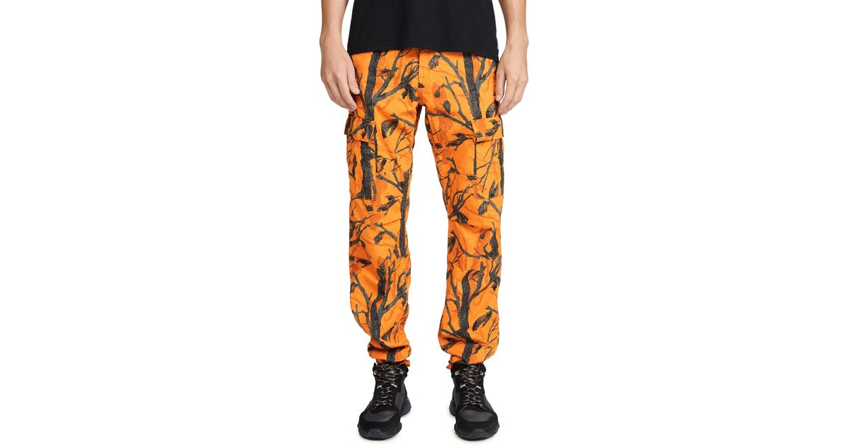 Carhartt WIP Cotton Aviation Cargo Pants in Orange for Men - Lyst