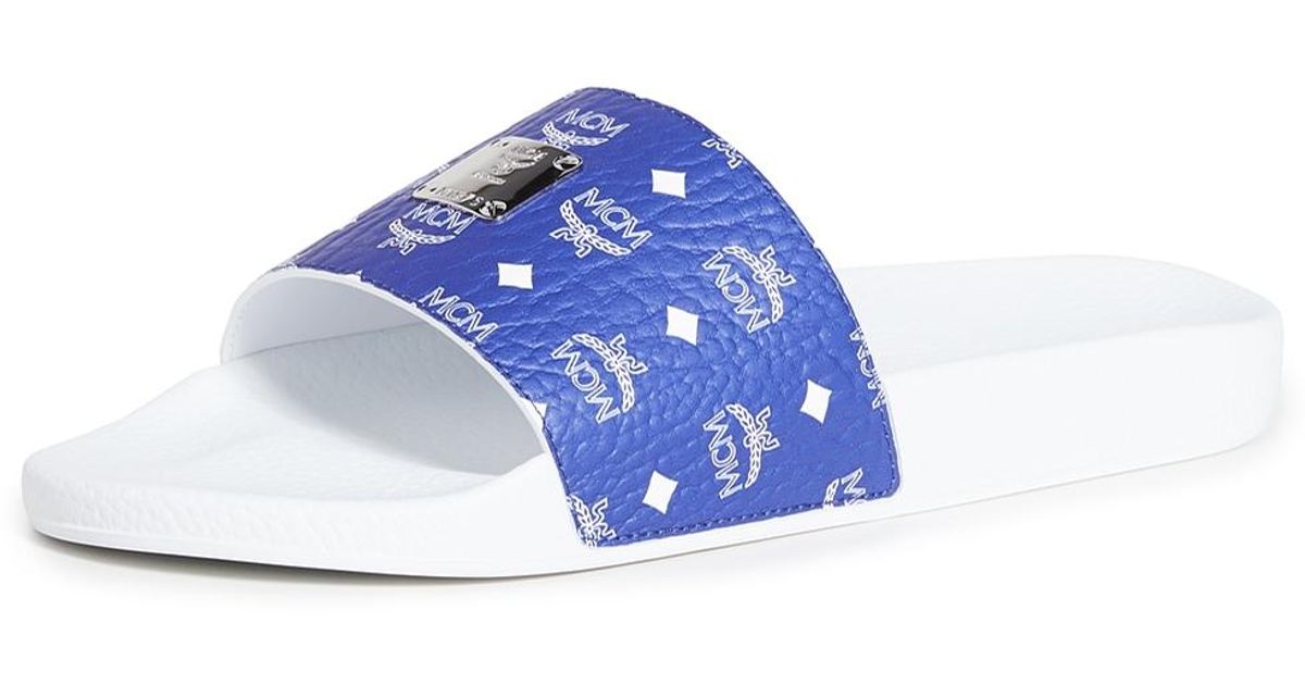 mcm slides blue