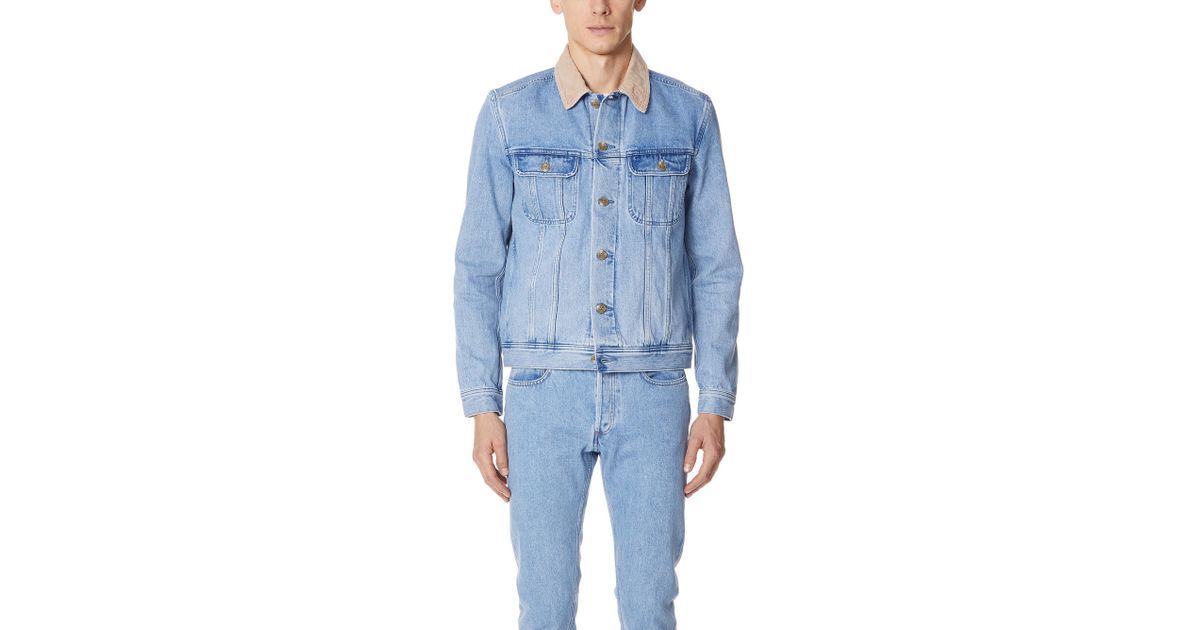 apc howl denim jacket
