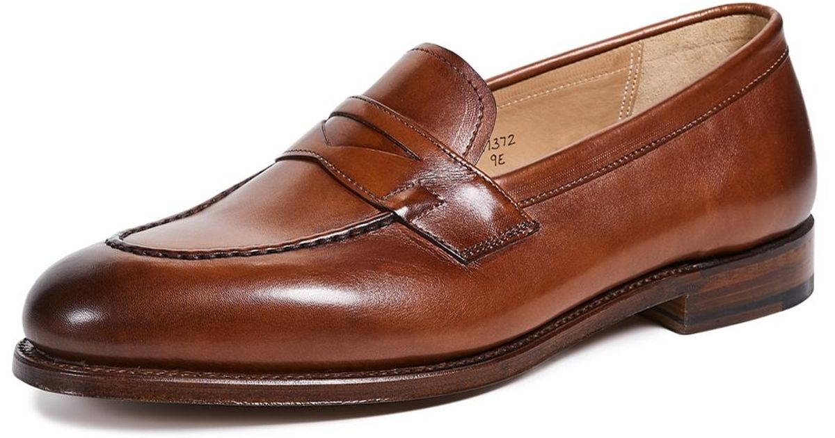 Grenson Leather Lloyd Loafers in Brown for Men - Lyst