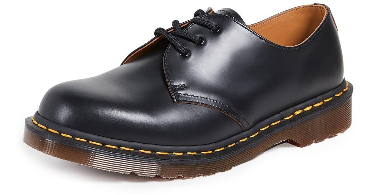 Dr. Martens Leather Made In England Vintage 1461 3 Eye Lace Ups in ...