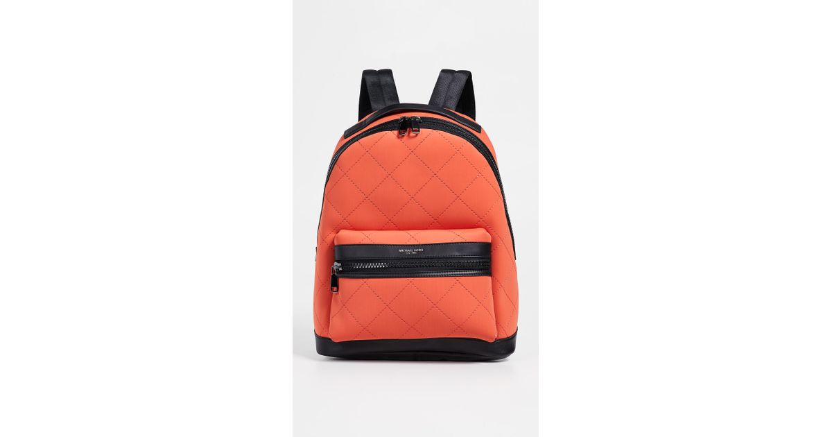 michael kors orange backpack