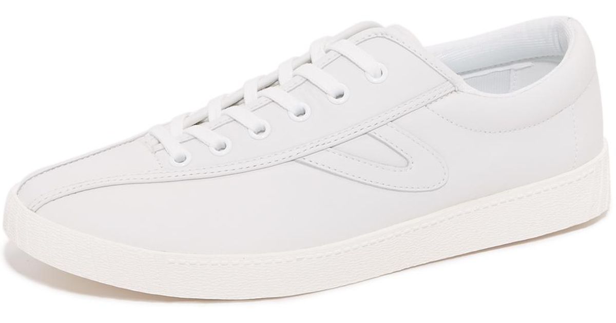 tretorn leather sneakers