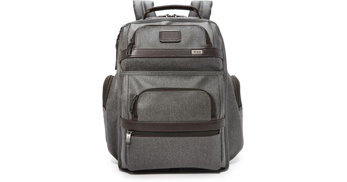 tumi earl grey backpack