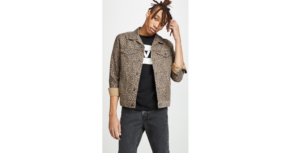 levis cheetah jacket