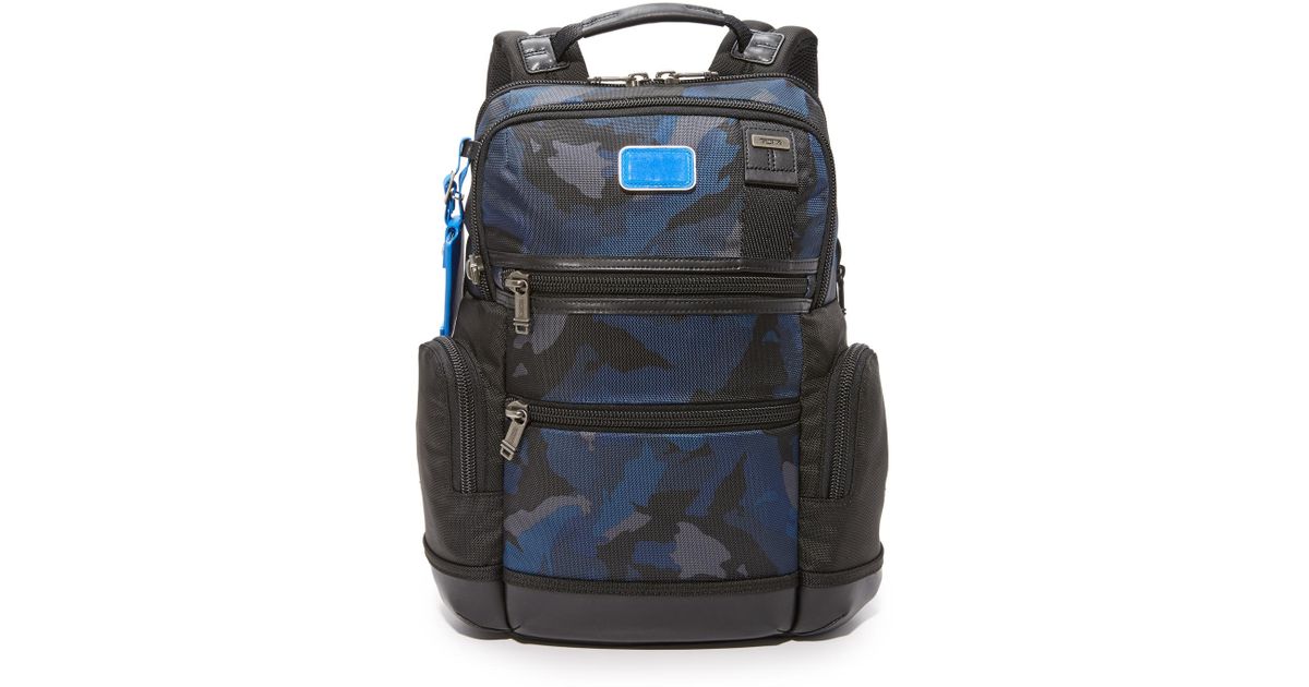 tumi backpack blue camo
