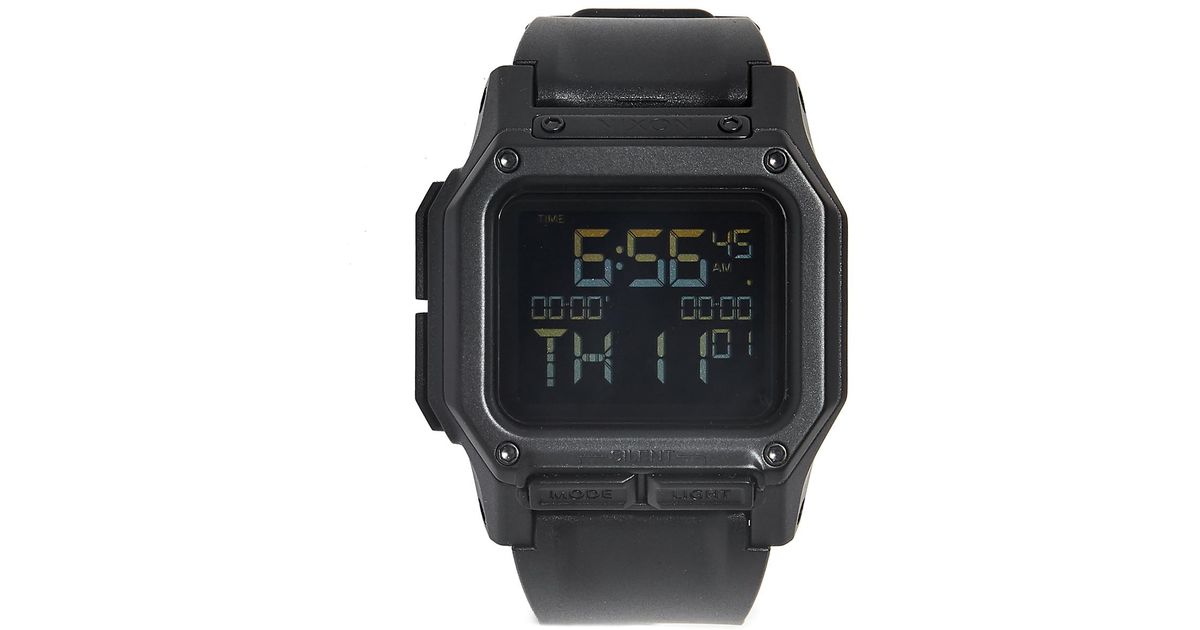 Nixon The Regulus Watch 46mm In Black For Men Lyst