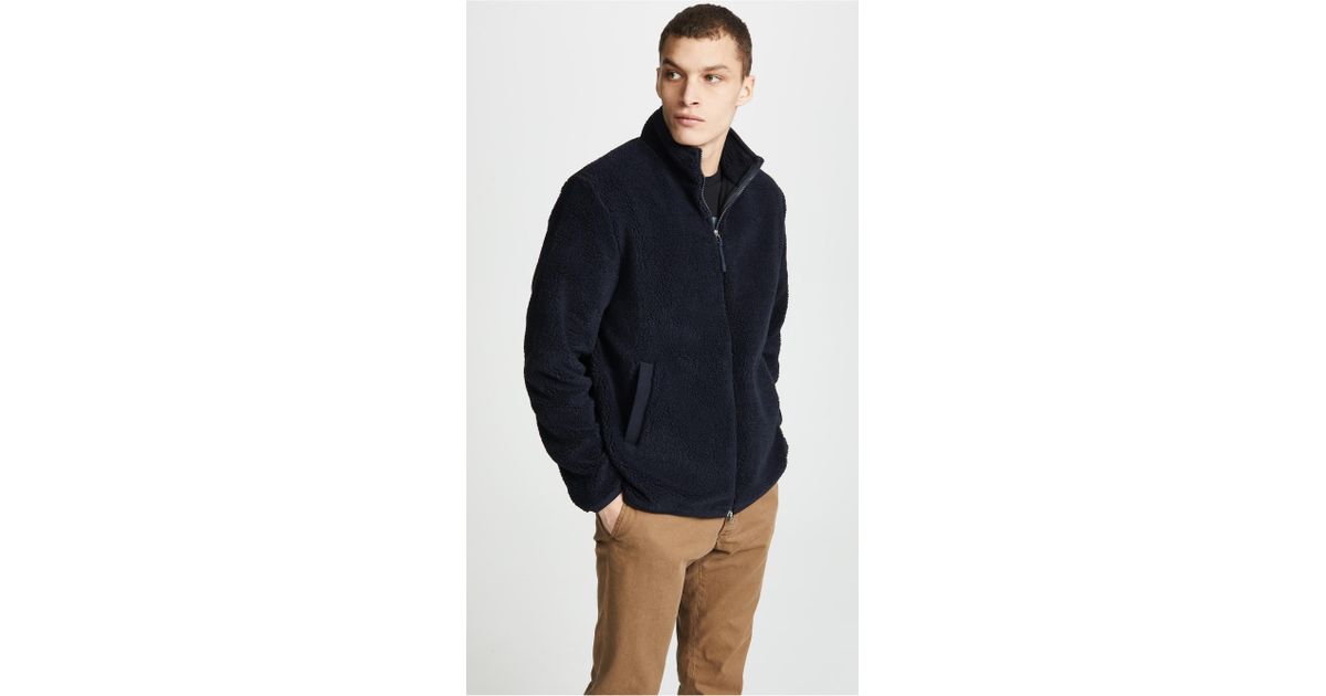 fred perry borg fleece jacket