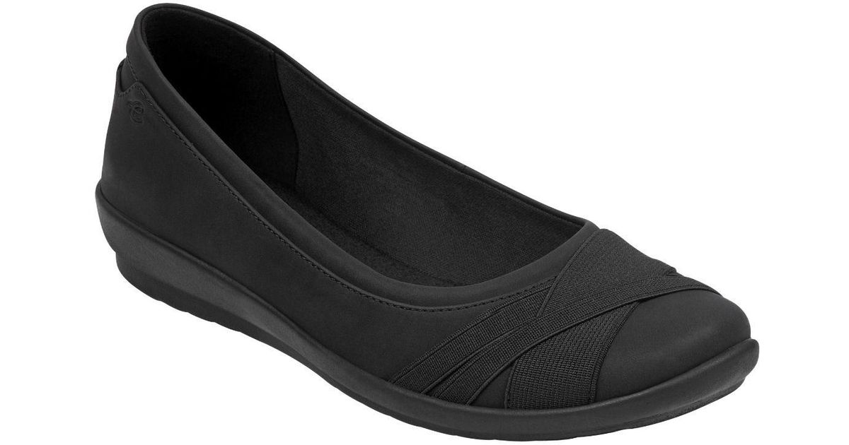 easy spirit faite slip on flats
