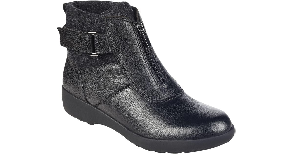 easy spirit black ankle boots