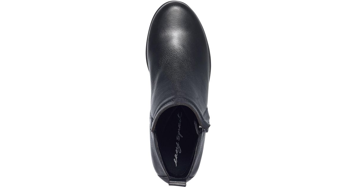 kaymeen leather ankle booties