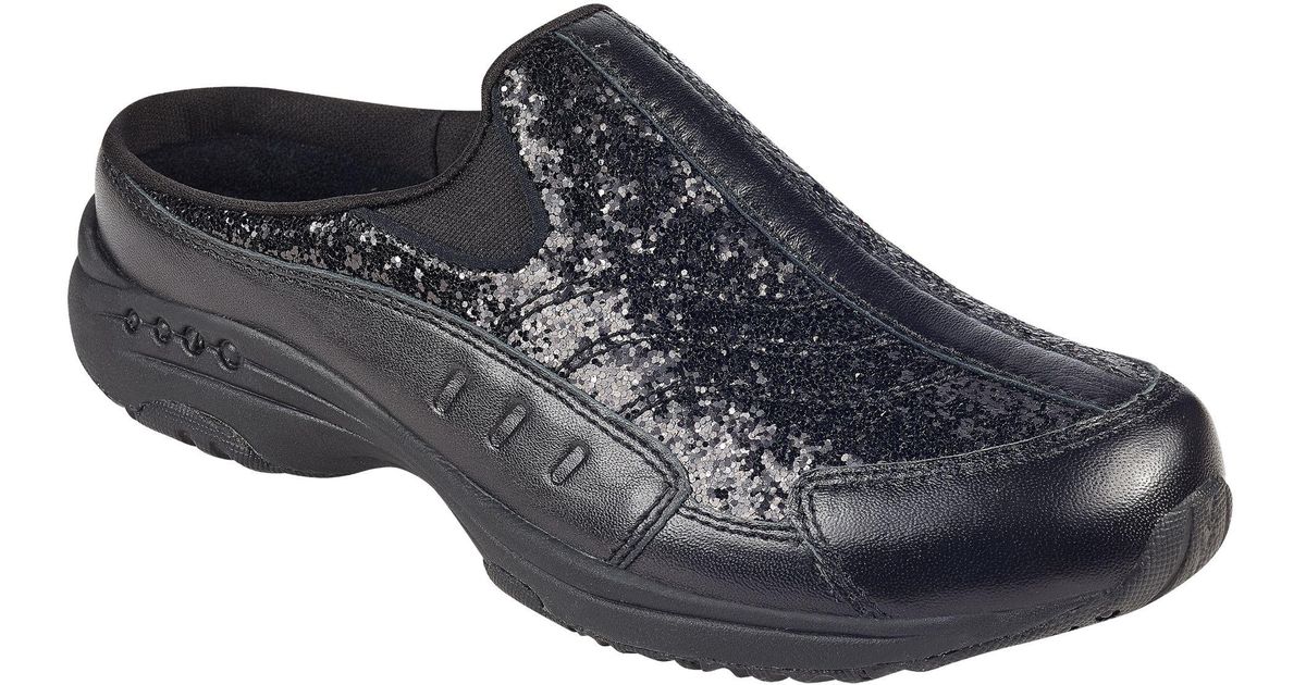 easy spirit traveltime glitter clogs