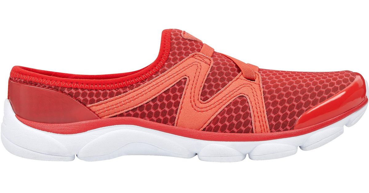 Easy Spirit Leather Riptide Clogs in Red Lyst