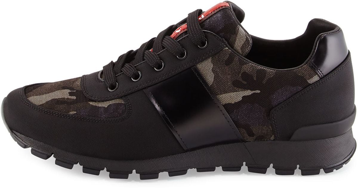 prada camo runner