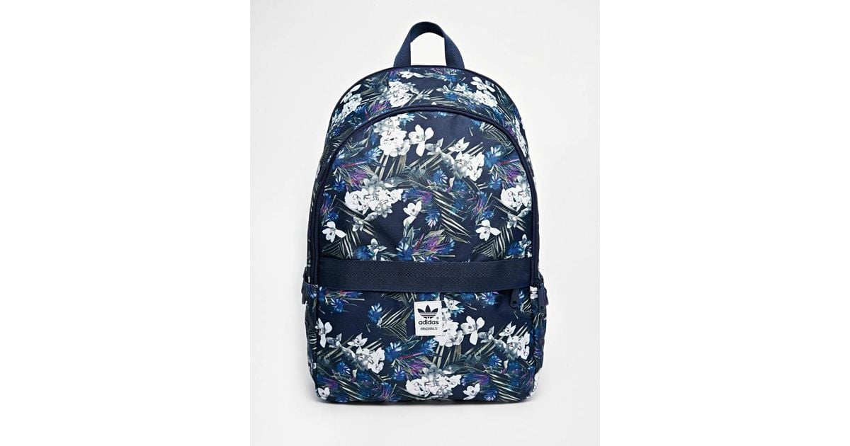 adidas Originals Backpack In Floral 