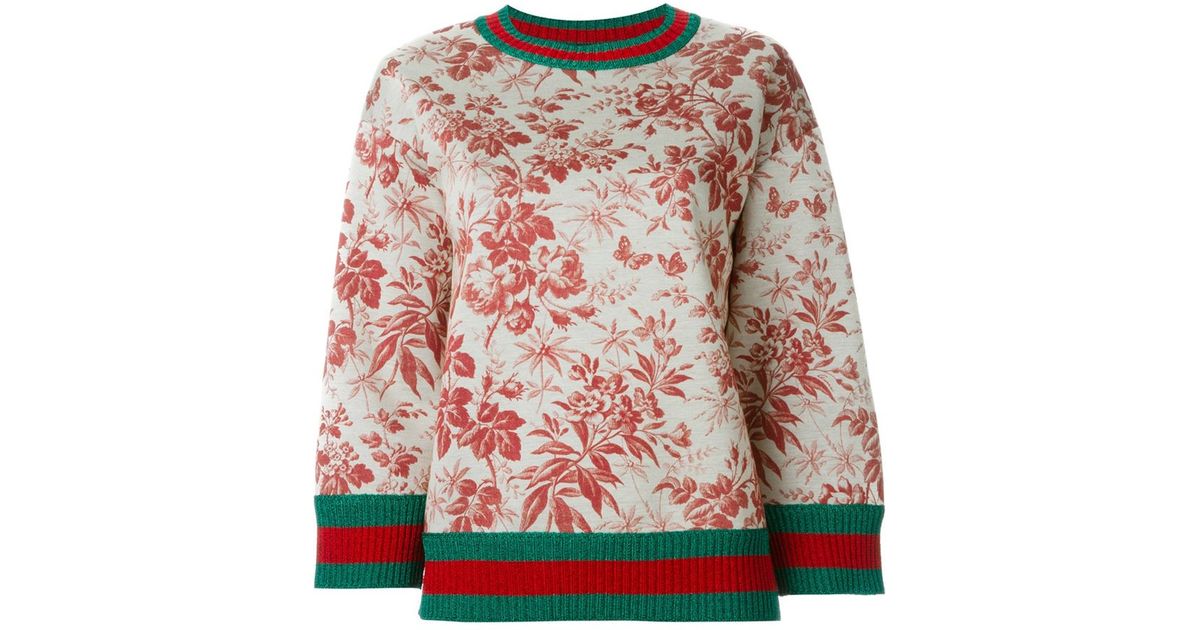 gucci flower sweatshirt