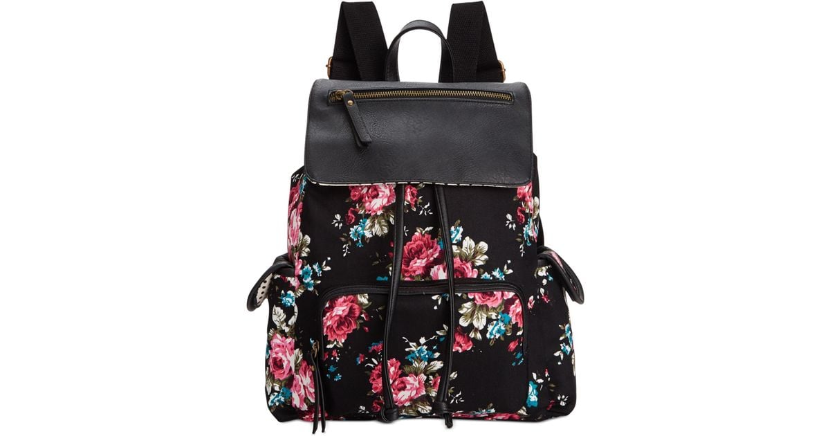 madden girl floral backpack